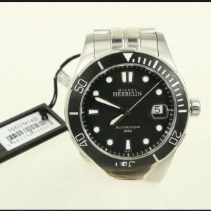 Michel Herbelin Taucheruhr 300M Edelstahl Ref.1660 Werk Automatik Ungetragen NP859€