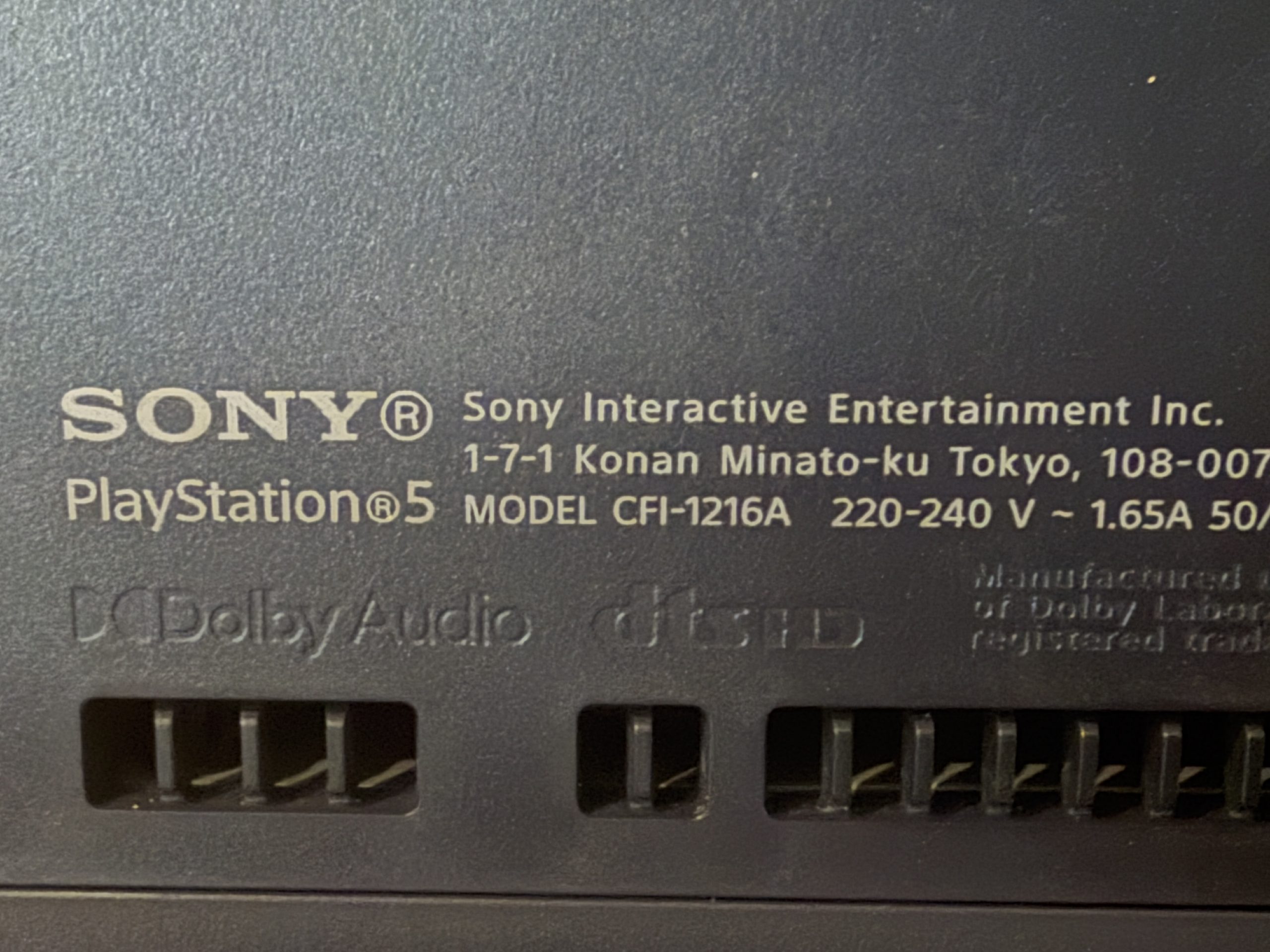 Playstation 5 Konsole (CFI-1216A) – ohne Controller, inkl. Stromkabel – Bild 4